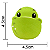 Mini Carinha Decorativa de E.V.A Festa Dino Baby com 5Un - Ref 125014 Piffer - Imagem 2