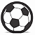 Enfeite Decorativo de E.V.A Bola de Futebol 27x27cm - Ref 130020 Piffer - Imagem 1