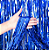 Cortina Decorativa Metalizada Azul 1x2m - CCS Decorações - Imagem 1