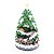 Cenário de Natal Árvore com Trem e Trenó, com Luz e Movimento 38x22cm - Ref 1001442 Cromus - Imagem 1