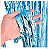 Cortina Decorativa Metalizada Azul Claro 1x2m - CCS Decorações 7908267338566 - Imagem 1
