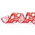 Fita Aramada de Natal Vermelha Papai Noel 6,3X914cm - Ref 1117490 Cromus - Imagem 1