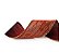 Fita Aramada de Natal Linho Vermelho com Riscas Douradas 6,3x914cm - Ref 1750320 Cromus - Imagem 1