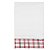 Caminho de Mesa Branco com Borda Xadrez 33x180 - Ref 1921340 Cromus - Imagem 1