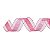 Fita Aramada de Natal Tela Rosa com Glitter 6,3CMx9,14M - Ref 1026253 Cromus - Imagem 1
