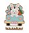 Placa Biscoito Coelho de Resina no Carro 11x9x3cm - Ref 10644477 Cromus - Imagem 1