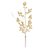 Galho de Natal Berry Dourado 55x15cm - Ref 1025944 Cromus - Imagem 1