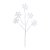 Galho Flocos de Neve Branco 70cm - Ref 1102270 Cromus - Imagem 1