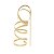 Pick Fitas Ouro Com Glitter 35x10x10cm - Ref 1025050 Cromus - Imagem 1