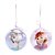 Bola Acrílica Frozen 12cm Jogo com 2 Unidades - Natal Disney - Ref 1109060 Cromus - Imagem 1