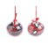 Bola de Acrílico Spider Man Homem Aranha 12cm jogo com 2 Unidades - Natal Disney - Ref 1109057 Cromus - Imagem 1