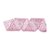 Fita Aramada Tela Rosa com Glitter 6,3x9,14m - Ref 1056116 Cromus - Imagem 1