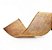 Fita Aramada de Linho Bege com Borda Ouro 10x457cm - Ref 1054403 Cromus - Imagem 1