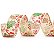 Fita Aramada de Natal Linho Cru com Estampa Pinhas e Berry 6,3cm - Ref 1699058 Cromus - Imagem 1