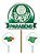 Topo de Bolo Impresso Festa Palmeiras com 3Un - Ref 392031 Piffer - Imagem 1