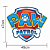 Painel Festa Logo Patrulha Canina de E.V.A.47x49cm - Ref 351132 Piffer - Imagem 2