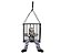 Enfeite Caveira Zeus na Cela com Luz, Som e Movimento 90cm - Halloween - Ref 29004795 Cromus - Imagem 1