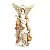 Anjo de Resina e Tecido Tocando Violoncelo 75x43x19cm - Ref 1046027 Cromus - Imagem 1