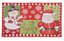 Tapete de Natal Boneco de Neve Xadrez 50x70cm - Ref 1514215 Cromus - Imagem 1