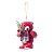 Enfeite de Pendurar Urso com Cachecol 11x7x5cm - Magic Forest - Ref 1470186 Cromus - Imagem 1
