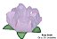 Forminha Para Doces Formato Flor Stylo Rosa Bebe 25 Un - Decora Doces - Imagem 1