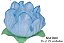 Forminha Para Doces Formato Flor Stylo Azul Claro 25 Un - Decora Doces - Imagem 1