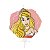 Vela Princesa Aurora Disney 10x9cm - Silver Plastic - Imagem 1