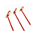 Palito Para Petisco de Bambu Laço Vermelho 12cm com 12Un - Silver Plastic - Imagem 1