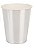 Copo Descartável de Papel Metalizado Prata 270Ml com 10 Un - Silver - Imagem 1