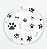 Prato Descartável de Papel Patinhas 18cm com 10 Un - Silver - Imagem 1