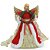 Anjo em Pé Roupa Vermelho e Dourado de Veludo 32cm - Ref 1004400 Cromus - Imagem 1