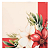 Guardanapo de Papel Decorado Flores de Natal 33x33cm com 20 Un - Ref 1089525 Cromus - Imagem 1