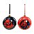 Bola de Natal Homem Aranha 12cm com 2Un - Natal Avengers - Ref 1118111 Cromus - Imagem 1