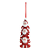 Enfeite de Natal para Pendurar Noeis Empilhados 17cm - Ref 1001925 Cromus - Imagem 1