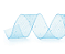 Fita Aramada Tela Glitter Azul Bebe 6,3X9,14m - Ref 1008548 Cromus - Imagem 1