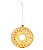 Enfeite Pendurar Donut Gingerbread Marfim 10cm com 1 Unidade - Ref 1106768 Cromus - Imagem 1
