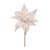 Flor de Natal Poisentia Creme Nevada 22cm - Ref 1032720 Cromus - Imagem 1