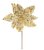 Flor de Natal Poisentia de Veludo Dourado 25cm - Ref 1032582 Cromus - Imagem 1