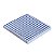 Guardanapo de Papel 32x32cm Xadrez Azul com 20Un - Silver Plastic - Imagem 1
