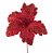 Flor de Natal Poisentia de Veludo Vermelho com Glitter 29cm - Ref 1089137 Cromus - Imagem 1