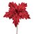Flor de Natal Poisentia de Veludo Vermelho com Glitter 30cm - Ref 1089144 Cromus - Imagem 1