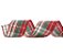 Fita Aramada de Natal Xadrez Vermelho, Verde e Cru 6,3x914cm - Ref 1056720 Cromus - Imagem 1