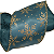Fita Aramada de Natal Verde Tiffany com Flocos de Neve Dourado 6,3cmx914cm - Ref 1206618 Cromus - Imagem 6