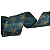 Fita Aramada de Natal Verde Tiffany com Flocos de Neve Dourado 6,3cmx914cm - Ref 1206618 Cromus - Imagem 9
