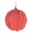 Bolas de Natal Vermelha Tecido 8cm com 6 Un - Ref 1106577 Cromus - Imagem 1