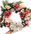 Guirlanda Decorada de Páscoa Flores e Galhos Rosa e Rosê com Laço 45x45cm - CCS Decorações - Imagem 2