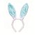 Tiara de Páscoa Orelhas de Coelho Branco e Azul 30x20cm - Ref 1825119 Cromus - Imagem 1