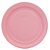 Prato Descartável de Plástico Rosa Claro 15cm com 10 Unidades - Bello - Imagem 1