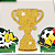 Enfeite de E.V.A Taça Futebol 24x30cm - Ref 130010 Piffer - Imagem 2