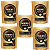 KIT 5 Café Solúvel Em Pó Nescafé Gold Intensidade 9 Intenso Sachê - Imagem 1